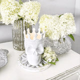 White Louise Skull in Rose de Vents