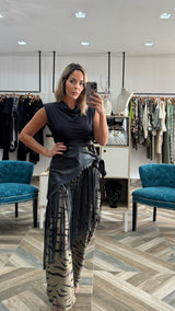 Pleather Skirt Skarf