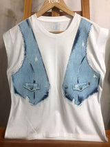 Jean Vest Tee PRE-ORDER