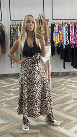 Animal Midi Skirt