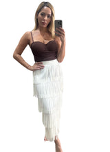 Brown bustier