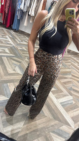 Animal Print Pants