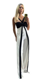 Ribbon Open Jumpsuit