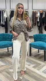 Clara Textured Pants
