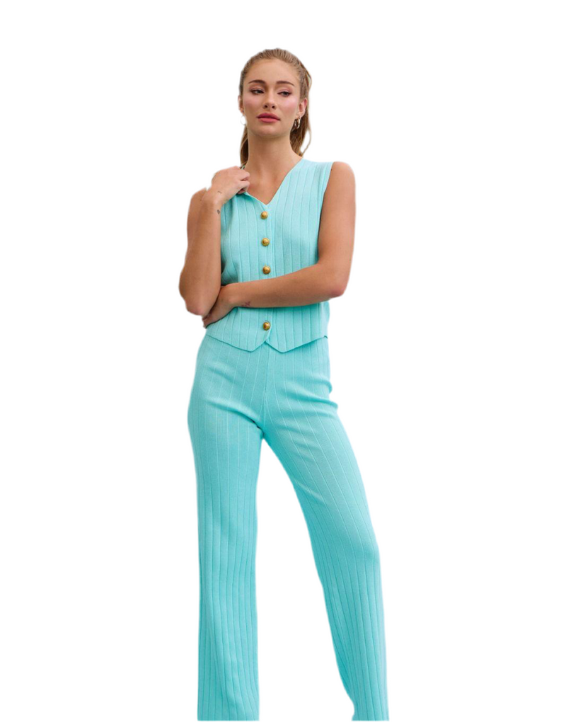 Soft Majesty Ribbed Knit Set