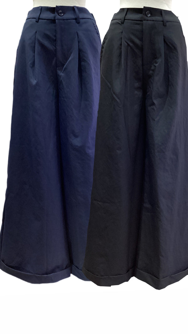 Elastic Solid Pants