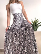 Snake Maxi Skirt