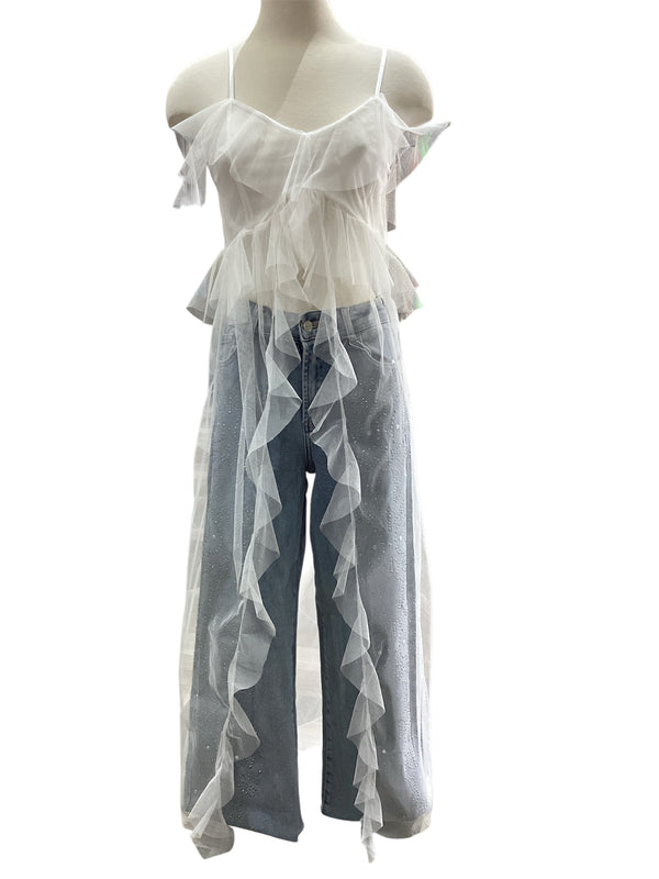 Tunic tulle Top