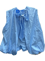 Bubble back knot top
