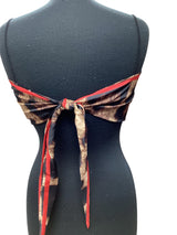 Carina leopard Print handkerchief Top