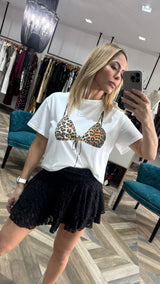 Bra A Print T Shirt