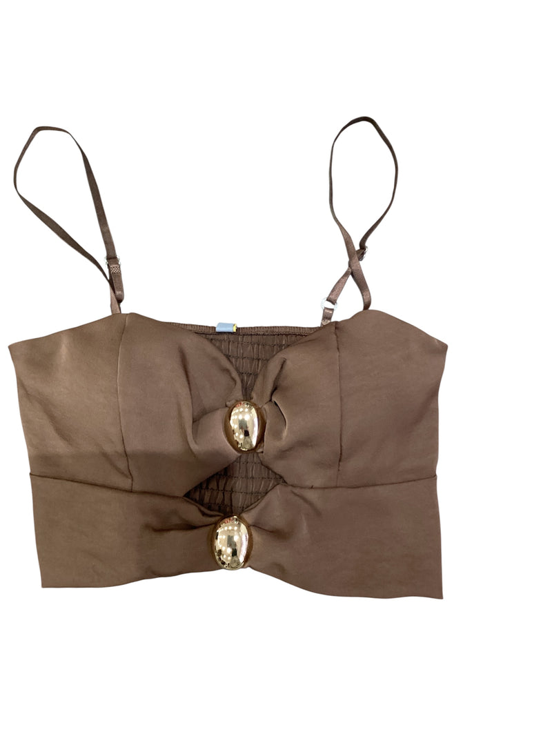 Chocolate Crop Top