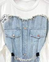 Dress denim Top