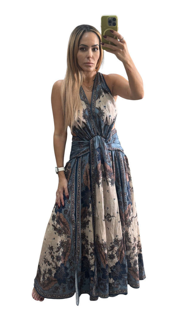 Side Cutout Maxi Dress