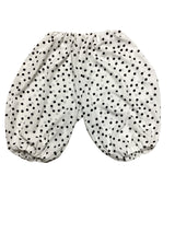 Bermuda balloon black polka dot