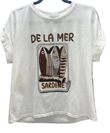 De La Mer sardines Tshirt