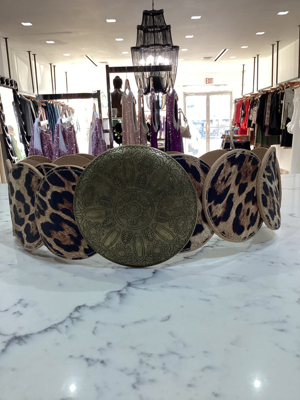 Animal print Belt