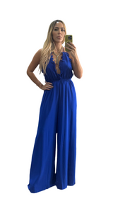Blue jumpsuit