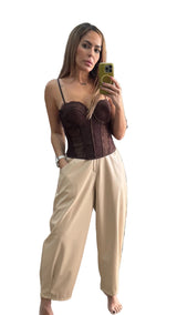 Brown Bustier