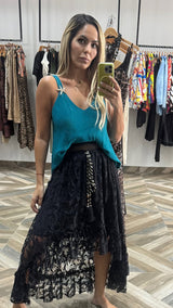 Monica Black Skirt