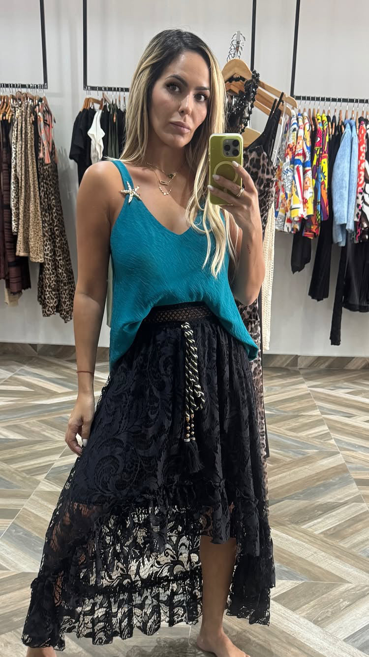 Monica Black Skirt