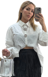 Silver Rose Blouse