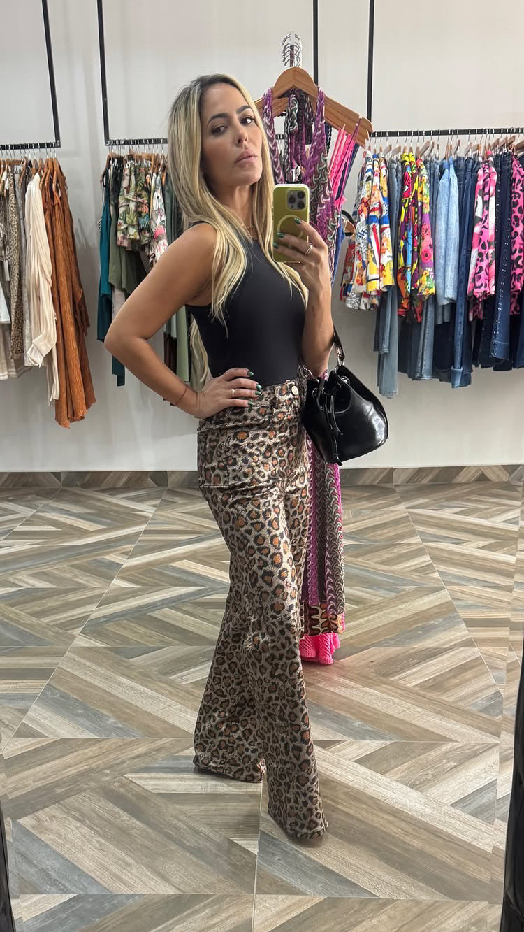 Animal Print Pants