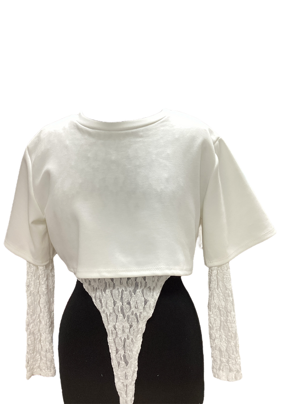 Marcie White body suit