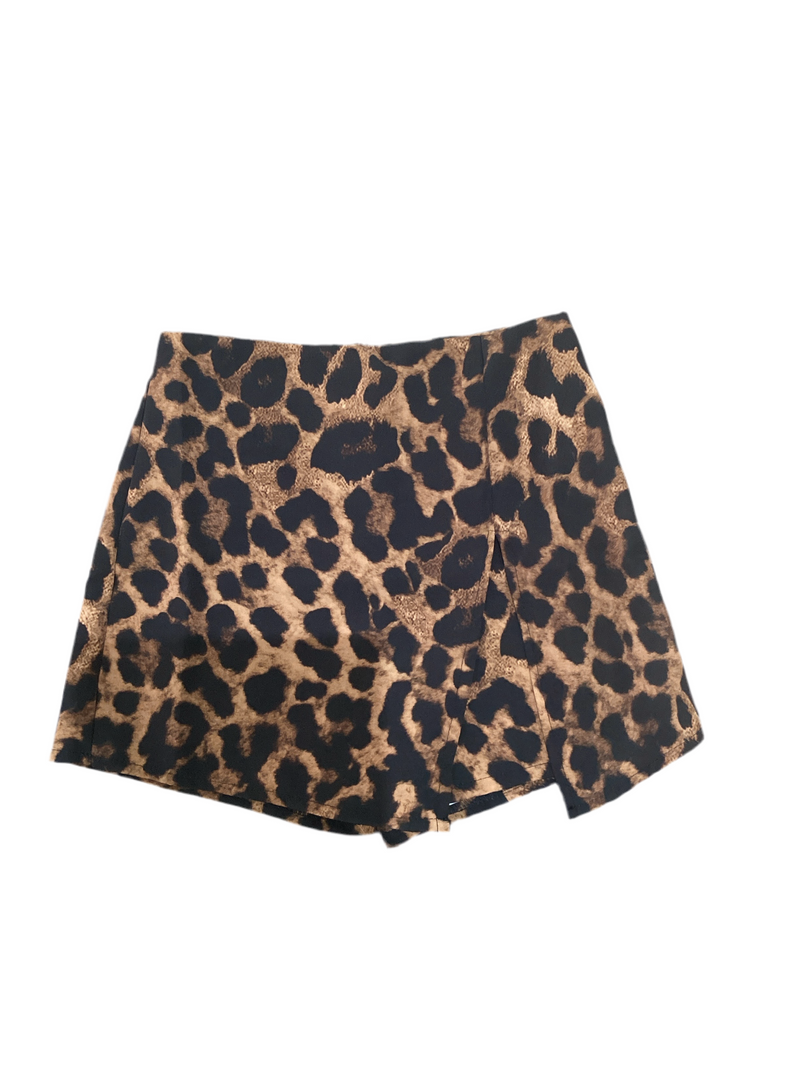 Leopard Skort