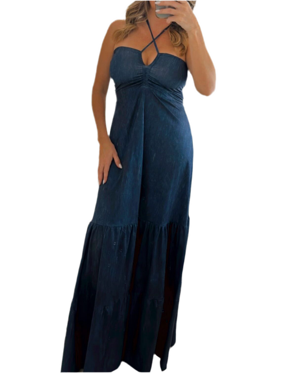 Dark denim Maxi Dress