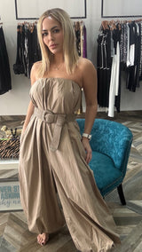 Solid Woven Jumpsuit