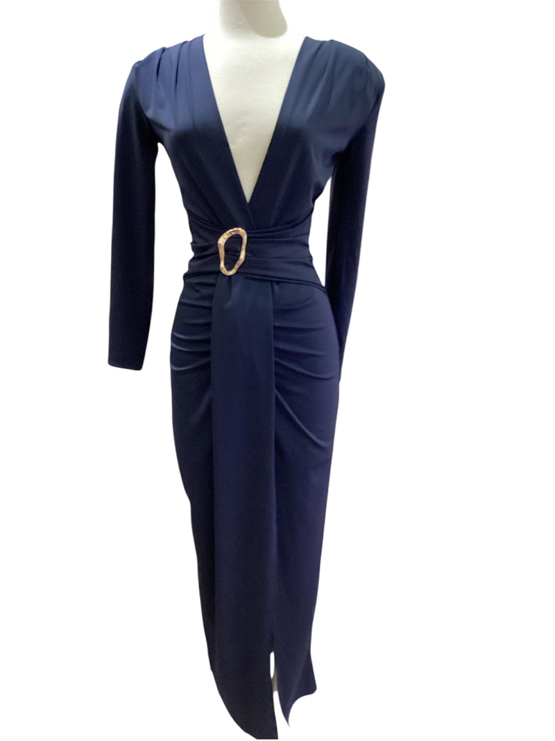 Navy Long Dress