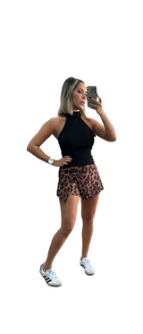 Leopard Skort