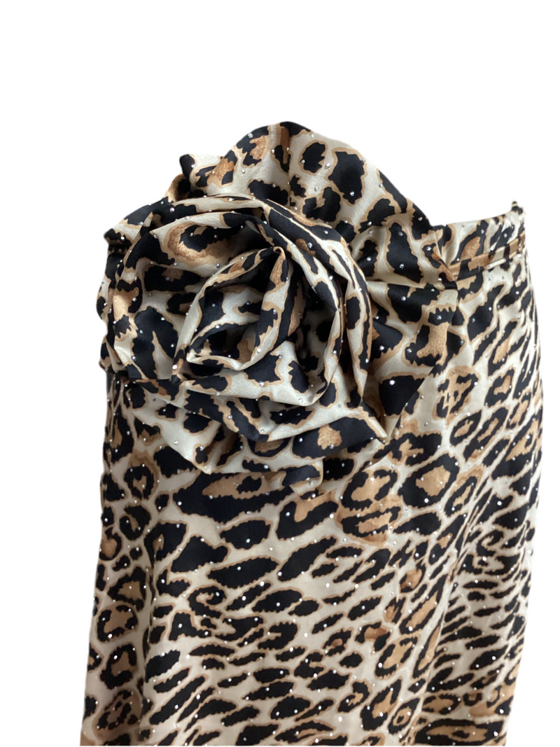 Animal Midi Skirt