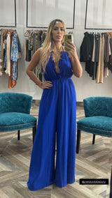 Blue jumpsuit