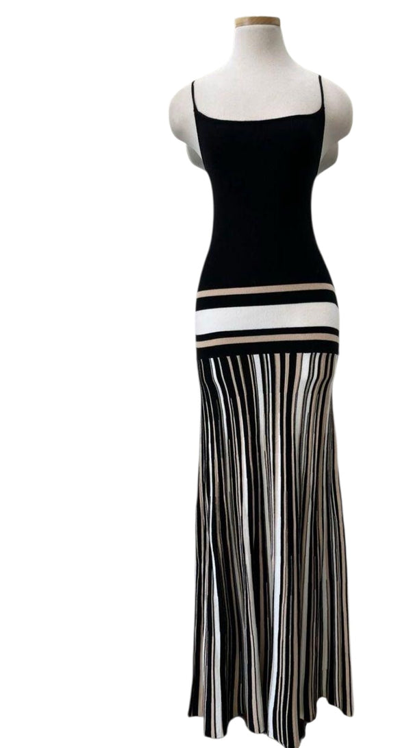 Stripe Maxi Dress