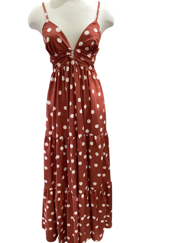 Polka Dots Maxi Dress