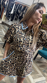 Animal Print Romper
