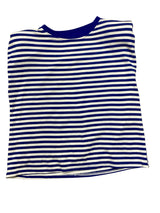 Blue stripes top