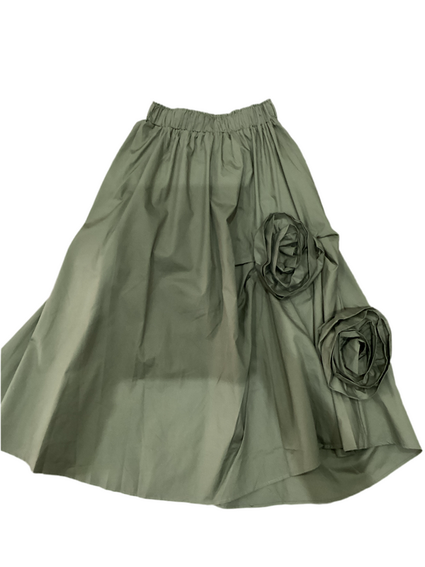 Pre order Olive Flower Skirt