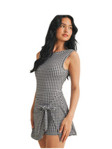 Sleeveless Wrap Tie Front Romper Dress PREORDER