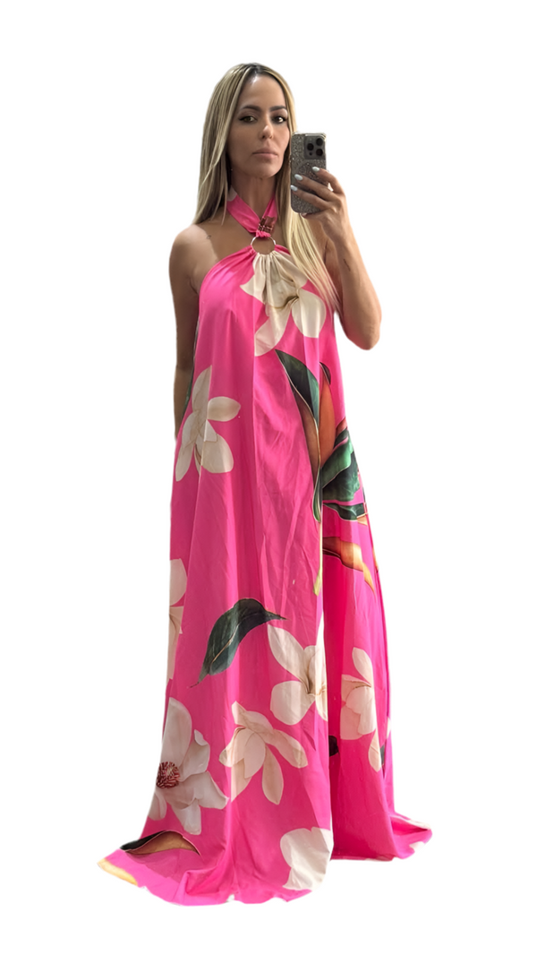 Pink Halter Dress