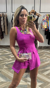 Magenta Romper