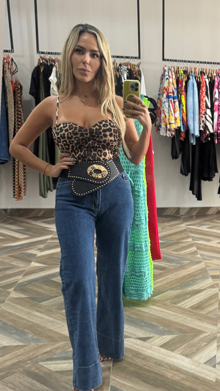 Animal Print Bodysuit