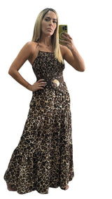 Kira Animal Print Dress