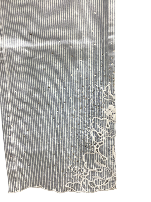 Lara Stripe Denim Rhinestones Jeans
