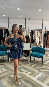 Navy Skort