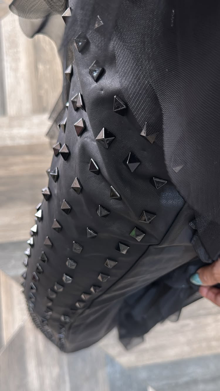 Black Stud Pants PREORDER