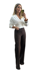 Mocha Rhinestone Jeans