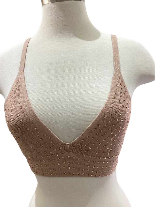Rhinestone Bra